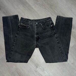 Calvin Klein Jeans Women's Black Straight Leg Denim